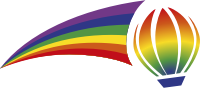 Rainbow balloon