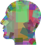Man Head Silhouette Geometric