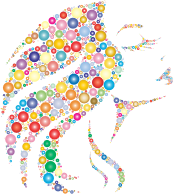 Elegant Woman Circles Prismatic