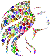 Elegant Woman Circles Prismatic 3