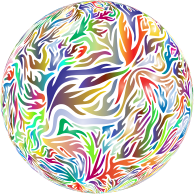 Abstract Flame Ball