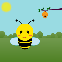 Bee and Beehive 