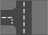 Road Splitting Left