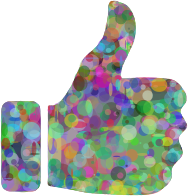 Thumbs Up Geometric Circles