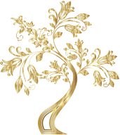 Floral Tree Supplemental Gold