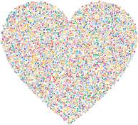 Heart Dots Prismatic