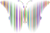 Prismatic Stylized Butterfly 2
