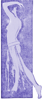 Purple Lady Standing
