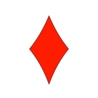 Piecepack card suites - Diamonds
