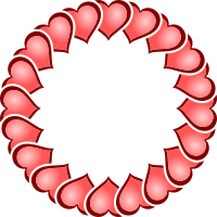 Heart frame 10 (colour 2)