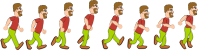 Walking Man Sprite Sheet