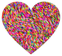Heart Waves Psychedelic