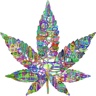 Marijuana Ellipses Wireframe Prismatic 2