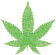 Marijuana Leaf Lines