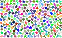 Prismatic Marijuana Background