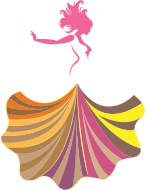 Abstract Woman In A Dress