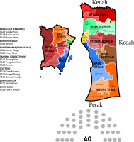 Penang new electoral map - 2018
