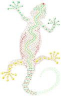 Dot Matrix Lizard