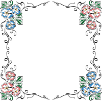 Floral frame 36