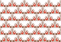 Pixel bird pattern