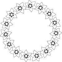 Floral frame 37