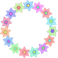 Floral frame 37 (colour 2)