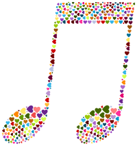 Music Note Hearts