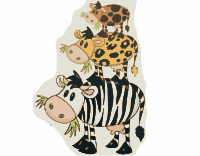 Stacked Jungle Cows