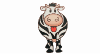 Zebra Cow