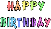 Happy birthday (colour)