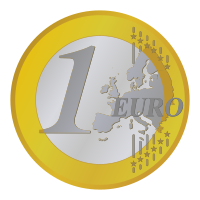 One euro coin