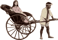 Rickshaw and Passanger