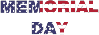Memorial Day Typography With Strokes