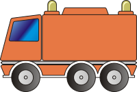 City ​​Cleaning Truck