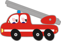 Fire department aerial ladder
