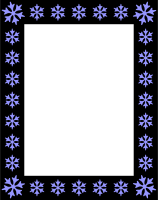 Snowflake frame