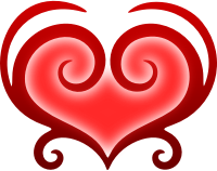 Abstract heart 8 (colour)