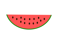 Watermelon slice