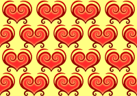 Abstract heart pattern