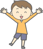 Happy Boy Standing