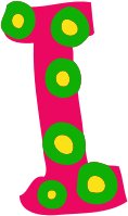 Colourful alphabet - I