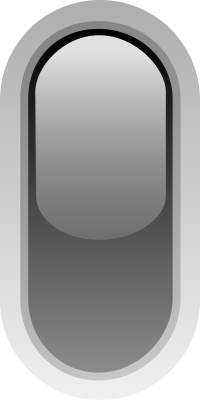 led rounded v black