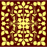 Floral tile 3