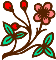 Floral design 100 (colour)