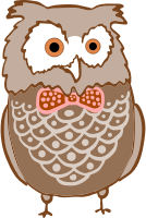 Well dressed owl