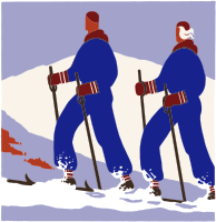 Vintage Snow Country