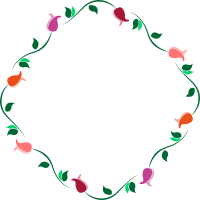 Flowery frame 10