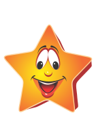 estrela sorrindo