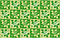 Leafy pattern 11 (colour)