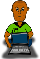 Overwhelmed Man With Laptop (Remix)